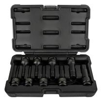 JBM Herramientas 52339 - SET DE 8 PUNTAS DE IMPACTO HEXAGONAL DE 1/2"