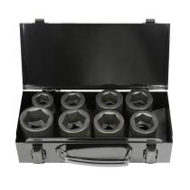 JBM Herramientas 52348 - SET DE 8 VASOS DE IMPACTO DE 1"