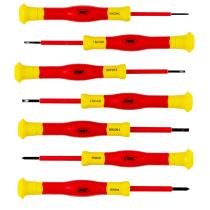 JBM Herramientas 52519 - SET DE 7 DESTORNILLADORES AISLADOS 1.000V
