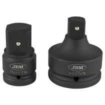 JBM Herramientas 52545 - JUEGO DE DOS ADAPTADORES DE IMPACTO