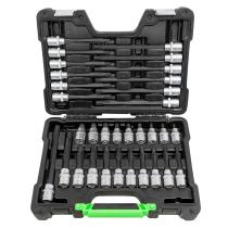 JBM Herramientas 52606 - ESTUCHE DE PUNTAS PARA TORNILLOS RIBE 32 PIEZAS