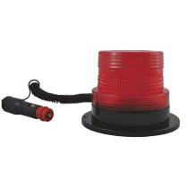 JBM Herramientas 52910 - GIROFARO DESTELLANTE ROTATIVO PERFIL BAJO - ROJO