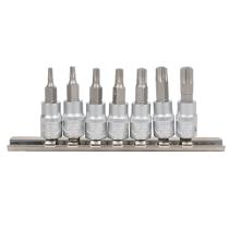 JBM Herramientas 53127 - JUEGO DE 7 PUNTAS TORX INVIOLABLE 1/4"