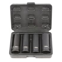 JBM Herramientas 53197 - SET DE 4 VASOS DE IMPACTO PARA TORNILLOS DE SEGURIDAD