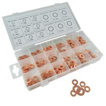 JBM Herramientas 53229 - ESTUCHE DE ARANDELAS DE COBRE PARA INYECTOR 150 PCS