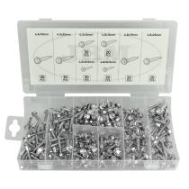 JBM Herramientas 53354 - ESTUCHE DE TORNILLOS AUTOROSCANTES (200PCS)