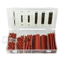 JBM Herramientas 53376 - ESTUCHE DE TUBOS TERMORETRÁCTILES ROJOS