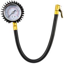 JBM Herramientas 53416 - COMPROBADOR DE PRESIÓN DE NEUMÁTICOS CON TUBO (0-10)