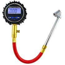 JBM Herramientas 53417 - COMPROBADOR DE PRESIÓN DE NEUMÁTICOS DIGITAL CON TUBO (0-15)