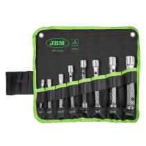 JBM Herramientas 53420 - SET DE 8 LLAVES DE TUBO