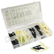 JBM Herramientas 53434 - ESTUCHE DE CONECTORES DE MANGUERA 65 PCS