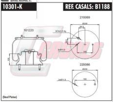 CASALS B1188 - SUS.NEUMATICA SCANIA