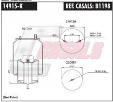 CASALS B1198 - BOTELLA SUS.NEUMATICA RVI