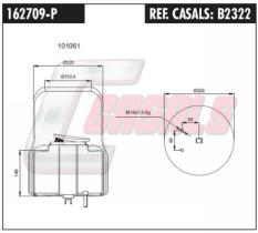 CASALS B2322 - FUELLE SUSP. NEUMATICA VOLVO