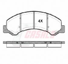 CASALS BKM258 - KIT PASTILLAS DE FRENO WVA29258 ISUZU