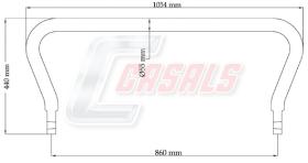 CASALS E1119 - BARRA ESTABILIZADORA VOLVO