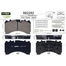 Valeo 882282 - J.PASTILLA DE FRENO  OPTIPACK TRASERO