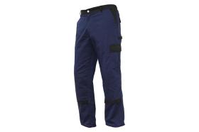 Cofan 1100206544 - PANTALON TRABAJO FLEX. "JANO" REGULAR-FIT MARINO/NEGRO T44