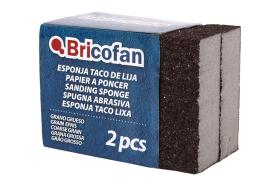 Cofan 09720850 - PACK 2 UNDS ESPONJA TACO DE LIJA GRANO GRUESO