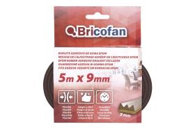 Cofan 15000064 - BURLETE ADHESIVO GOMA EPDM 5mmX9m