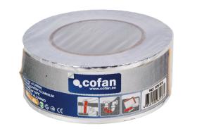 Cofan 10390010 - CINTA DE ALUMINIO 30 MICRAS 50MM X 45MTS
