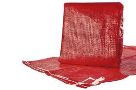 Cofan 10391077 - PACK 10 SACOS DE POLYMESH 55X83CM ROJO C/PASADOR