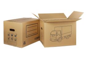 Cofan 10392103 - CAJA CARTON MUDANZA ASA TROQUEL. 40X30X30CM