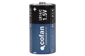 Cofan 50002002 - BLISTER 2 BATERIAS ALKALINA LR14/C