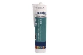 Cofan 15500541BL - SILICONA ACIDA SANITARIA 300ML BLANCO