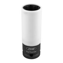 JBM Herramientas 14178 - VASO DE IMPACTO DE 1/2" PARA LLANTA DE ALEACIÓN 21MM - HYUND