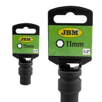JBM Herramientas 14729 - VASO IMPACTO HEX. 1/2" 11MM