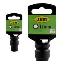 JBM Herramientas 14730 - VASO IMPACTO HEX. 1/2" 12MM
