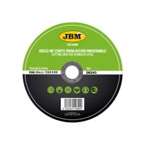 JBM Herramientas 14899 - DISCO DE CORTE T41 PARA ACERO INOXIDABLE 115X1.6MM