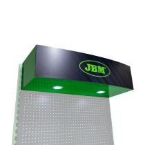 JBM Herramientas 14947 - CABEZAL CON ILUMINACION PARA EXPOSITOR DE HERRAMIENTAS