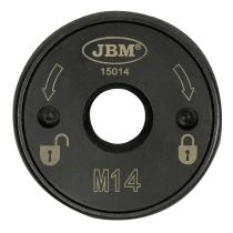 JBM Herramientas 15014 - TUERCA DE SUJECIÓN RÁPIDA M14 PARA AMOLADORA ANGULAR