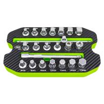JBM Herramientas 15018 - MODULO EVA JUEGO DE VASOS PARA TAPONES CÁRTER 23PCS