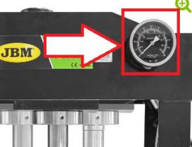 JBM Herramientas 15047 - MANOMETRO PARA PRENSA DE 20TON (REF.53590)