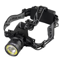 JBM Herramientas 53569 - PORTÁTIL DE LUZ FRONTAL CREE + COB 800LM