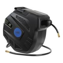 JBM Herramientas 53582 - CARRETE DE MANGUERA DE AIRE 22M- AZUL