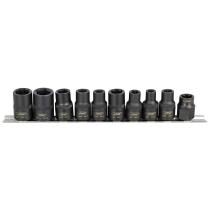 JBM Herramientas 53669 - SET DE 10 VASOS DE 1/2" ESPECIALES PARA AUTOMOCION