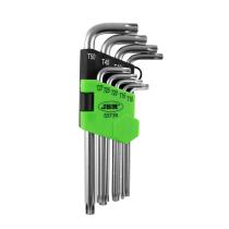 JBM Herramientas 53739 - SET DE 9 LLAVES TORX CORTAS