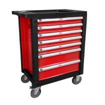 JBM Herramientas 53762 - CARRO DE HERRAMIENTAS 7 CAJONES ROJO - VACÍO
