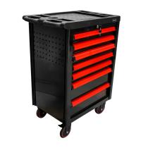 JBM Herramientas 53766 - CARRO DE HERRAMIENTAS 7 CAJONES ROJO - VACÍO