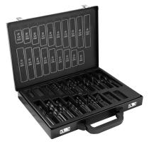 JBM Herramientas 53851 - ESTUCHE DE BROCAS HELICOIDALES 1-10MM HSS 4241 NEGRO