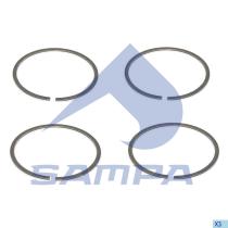 SAMPA 020669 - JUEGO DE SEGMENTOS, COLECTOR DE ESCAPE