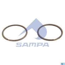 SAMPA 020720 - JUEGO DE SEGMENTOS, COLECTOR DE ESCAPE