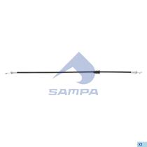 SAMPA 025059 - CABLE, CAPó DE MOTOR