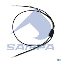 SAMPA 044379 - CABLE, CAPó DE MOTOR