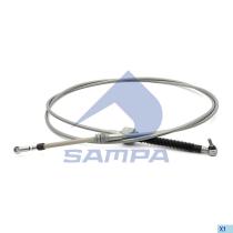 SAMPA 076051 - CABLE, CAMBIO DE MARCHAS CONTROL