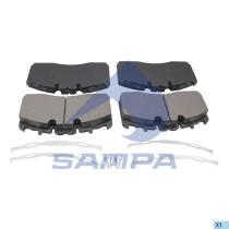 SAMPA 9370801 - JUEGO, FRENO DE DISCO PAD